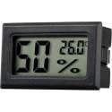 Professionele hygrometer - Zwart - Meet ook temperatuur - Voor buiten en binnen - 2 in 1 - Hygrometer