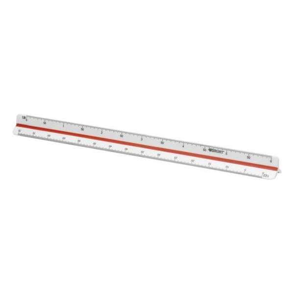 Schaalstok Westcott 30cm - 1:2,5-5-10-20-50-100