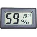 Professionele hygrometer- Zwart - Meet ook temperatuur - Voor buiten en binnen - 2 in 1 - Hygrometer